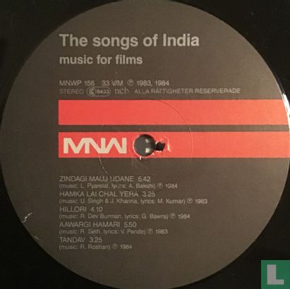 The Songs of India: Music for Films - Afbeelding 3