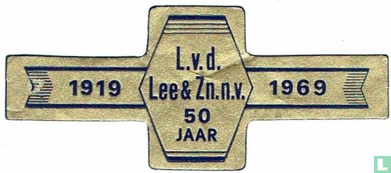 L.v.d. Lee & Zn. N.V. 50 years - 1919-1969 - Image 1