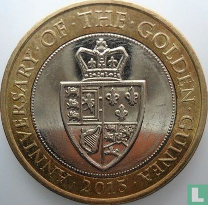 United Kingdom 2 pounds 2013 "350th anniversary of the golden guinea" - Image 1