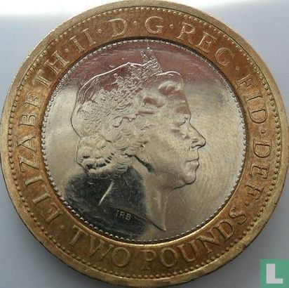 Verenigd Koninkrijk 2 pounds 2013 "350th anniversary of the golden guinea" - Afbeelding 2