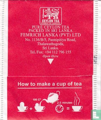 Pure Ceylon Tea - Afbeelding 2