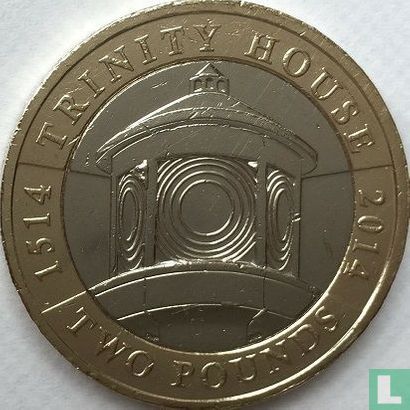 Verenigd Koninkrijk 2 pounds 2014 "500th anniversary of the Trinity House" - Afbeelding 1