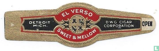 El Verso Sweet & Mellow - Detroit Mich. - The Deisel Wemmer Gilbert Corp. [open] - Afbeelding 1