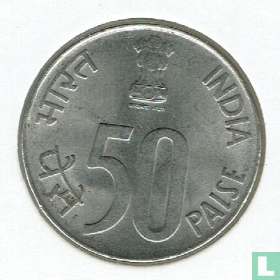 Indien 50 paise 1992 (Noida) - Bild 2