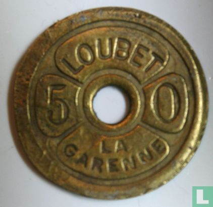 Frankrijk 50 centimes ND (1902-1937) Loubet La Garenne - Image 1