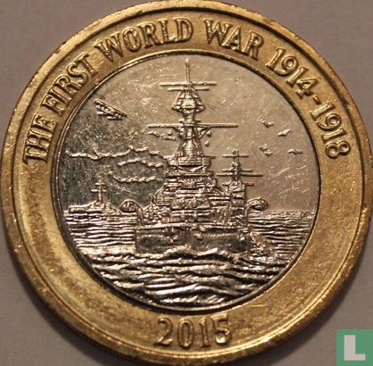 Verenigd Koninkrijk 2 pounds 2015 (met JC) "100th anniversary of the First World War" - Afbeelding 1