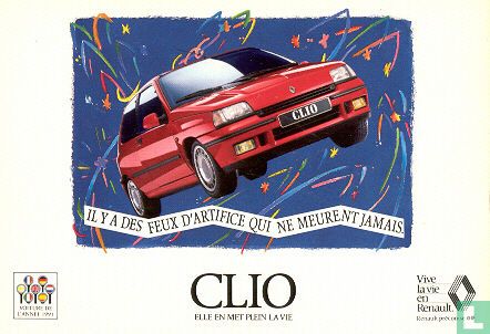 0014 - Renault Clio "Il y a des feux d'artifice qui ne meurent jamais"