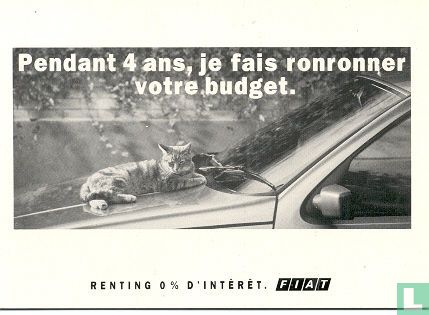 0026 - Fiat "Pendant 4 ans, je fais ronronner votre budget"