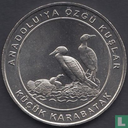 Turkije 1 kurus 2018 "Küçük Karabatak" - Afbeelding 2