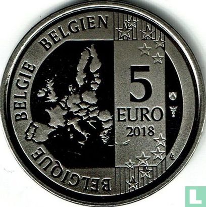 Belgique 5 euro 2018 "Centenary of the First World War Armistice" - Image 2