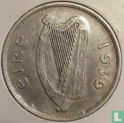 Ierland ½ crown 1939 - Afbeelding 1