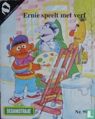 Ernie speelt met verf - Afbeelding 1