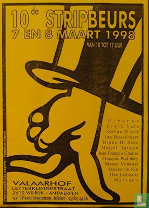 10e Stripbeurs Wilrijk 7 en 8 maart 1998  - Image 1