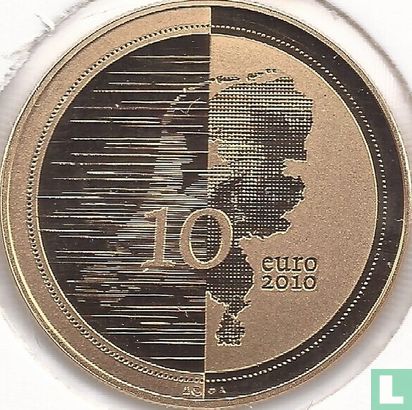 Nederland 10 euro 2010 (PROOF) "Waterland" - Afbeelding 1