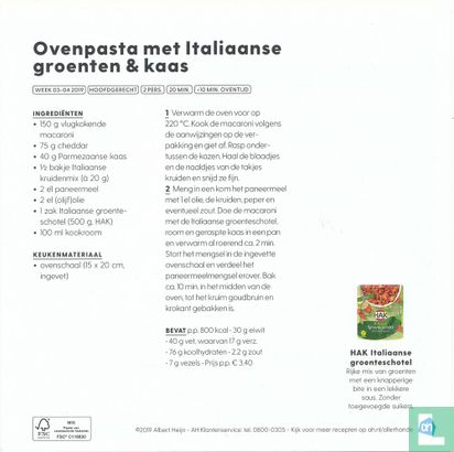 Ovenpasta met Italiaanse groente - Afbeelding 2