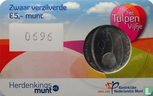 Netherlands 5 euro 2012 (coincard - first day issue) "400 years of diplomatic relations between Turkey and Netherlands" - Image 3