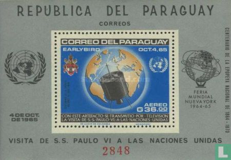Paulus VI bezoekt de VN
