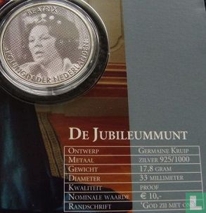 Netherlands 10 euro 2005 (PROOF - folder) "25 years Reign of Queen Beatrix" - Image 3