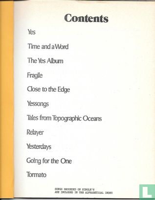 Yes songbook - Image 3