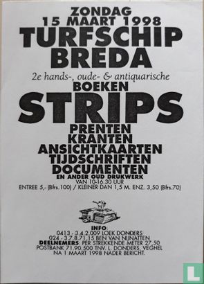 Zondag 15 maart 1998 Turfschip Breda