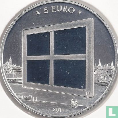 Netherlands 5 euro 2011 (PROOF) "Dutch painting" - Image 1