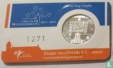 Netherlands 5 euro 2011 (coincard - first day issue) "100 years of the Mint Building" - Image 3
