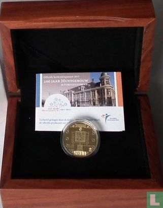 Nederland 10 euro 2011 (PROOF) "100 years of the Mint Building" - Afbeelding 3