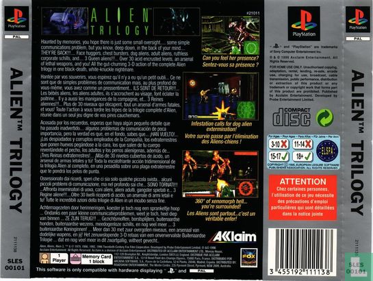 Alien Trilogy - Image 2