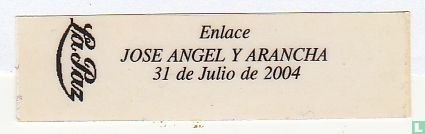 Enlace Jose Angel y Arancha 31 de Julio de 2004