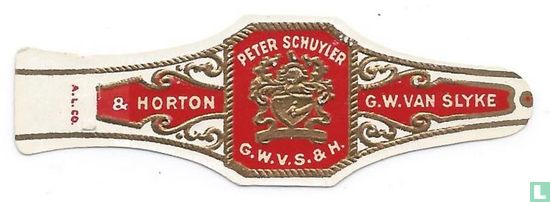 Peter Schuyler G.W.V.S. & H. - & Horton - GW van Slyke - Image 1