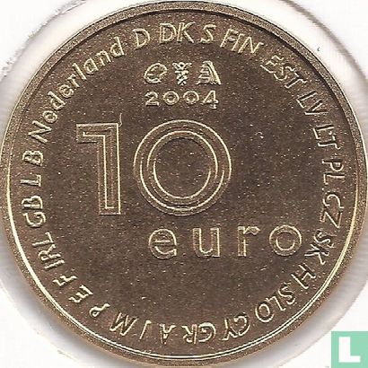 Netherlands 10 euro 2004 (PROOF) "EU enlargement" - Image 1