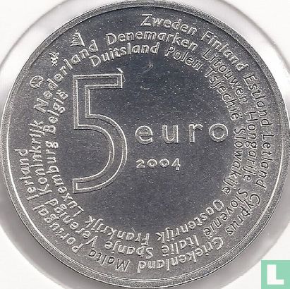 Netherlands 5 euro 2004 (PROOF) "EU enlargement" - Image 1