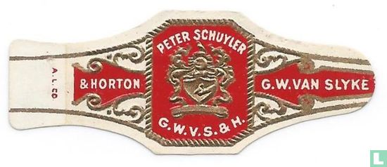 Peter Schuyler G.W.V.S. & H. - & Horton - GW van Slyke - Image 1