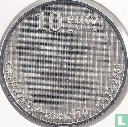 Nederland 10 euro 2004 "Birth of Princess Catharina - Amalia" - Afbeelding 1