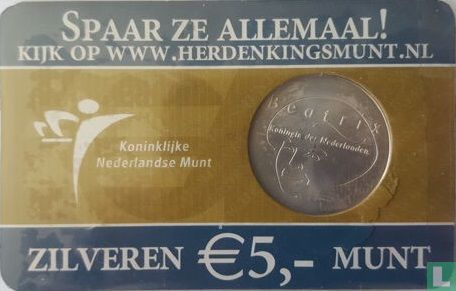 Netherlands 5 euro 2004 (coincard) "EU enlargement" - Image 2