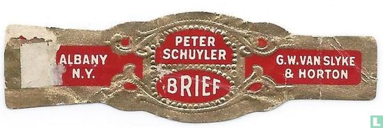 Peter Schuyler Brief - Albany N.Y. - G.W. van Slyke  & Horton - Image 1