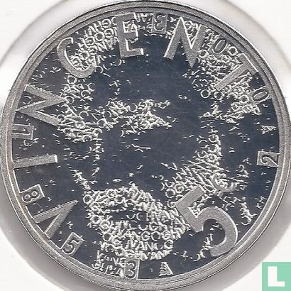 Nederland 5 euro 2003 (PROOFLIKE) "150th anniversary Birth of Vincent van Gogh" - Afbeelding 1
