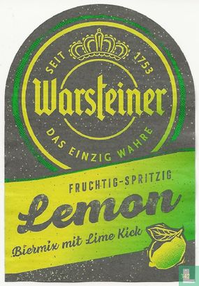 Warsteiner Lemon - Afbeelding 1