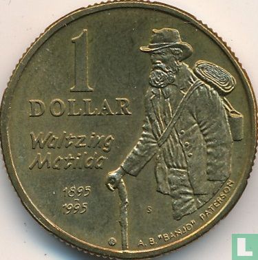 Australie 1 dollar 1995 (S) "Centenary Writing of Waltzing Matilda by Banjo Paterson" - Image 2