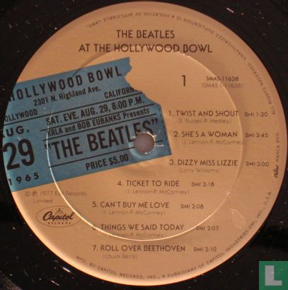 The Beatles At The Hollywood Bowl - Afbeelding 3