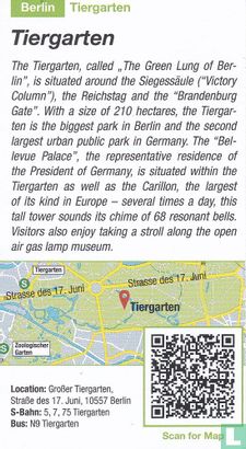 Berlin Tiergarten - Tiergarten - Afbeelding 2