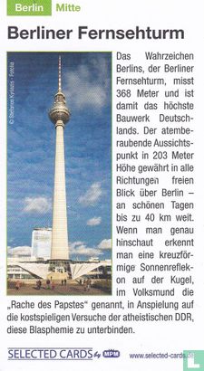Berlin Mitte - Berliner Fernsehturm - Bild 1