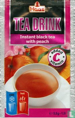 Instant black tea with peach - Afbeelding 1