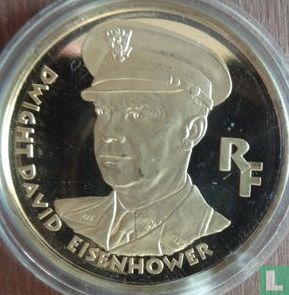 Frankrijk 500 francs 1994 (PROOF) "Dwight David Eisenhower" - Afbeelding 2