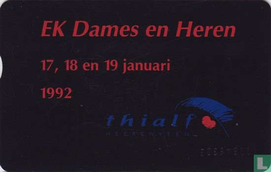 Thialf Heerenveen EK Dames en Heren 1992 - Afbeelding 1