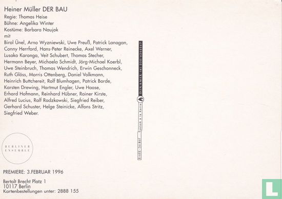 Berliner Ensemble - Heiner Müller - Afbeelding 2