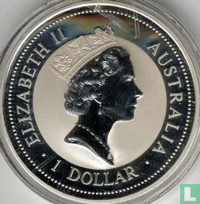 Australië 1 dollar 1997 (zonder privy merk) "Kookaburra" - Afbeelding 2