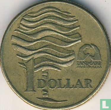 Australie 1 dollar 1993 (sans lettre) "Landcare Australia" - Image 2