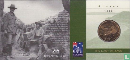 Australien 1 Dollar 1999 (Folder - S) "The last Anzacs" - Bild 1