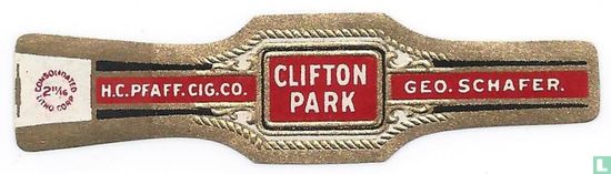 Clifton Park - H.C. Pfaff. Cig. Co. - Geo.Schafer. - Afbeelding 1